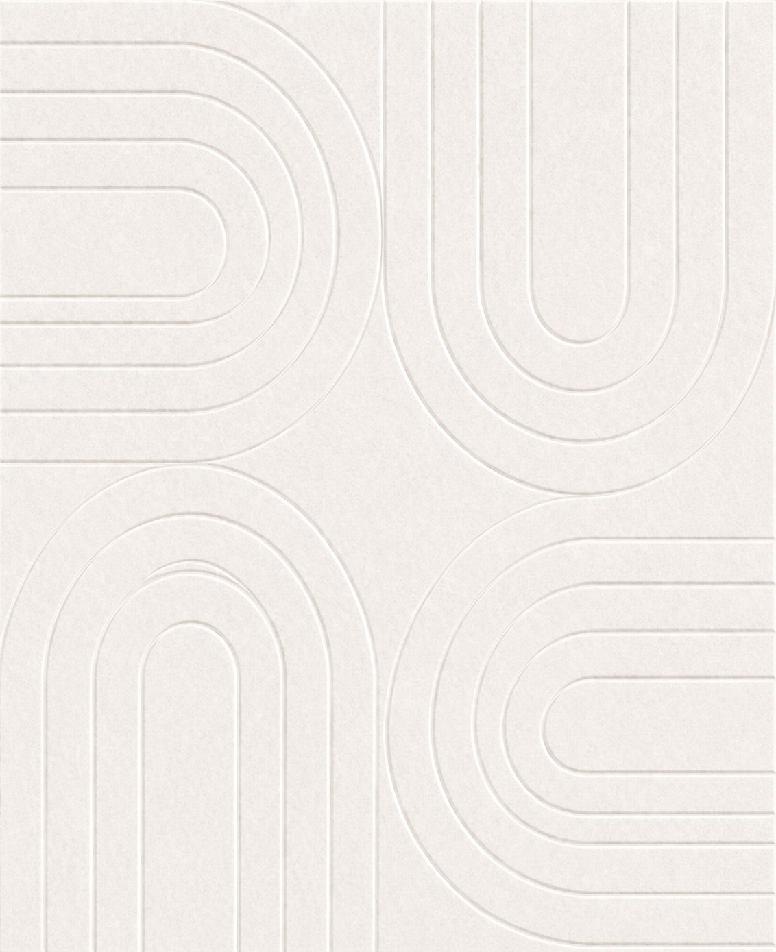 Akoestisch paneel - Viltpaneel Bogen Off White - 280 x 52 cm