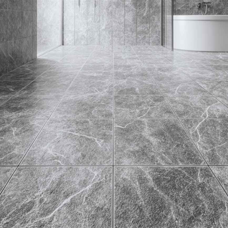 Zelfklevende Vloertegels - Imperial Grey - 30,5 x 30,5 cm