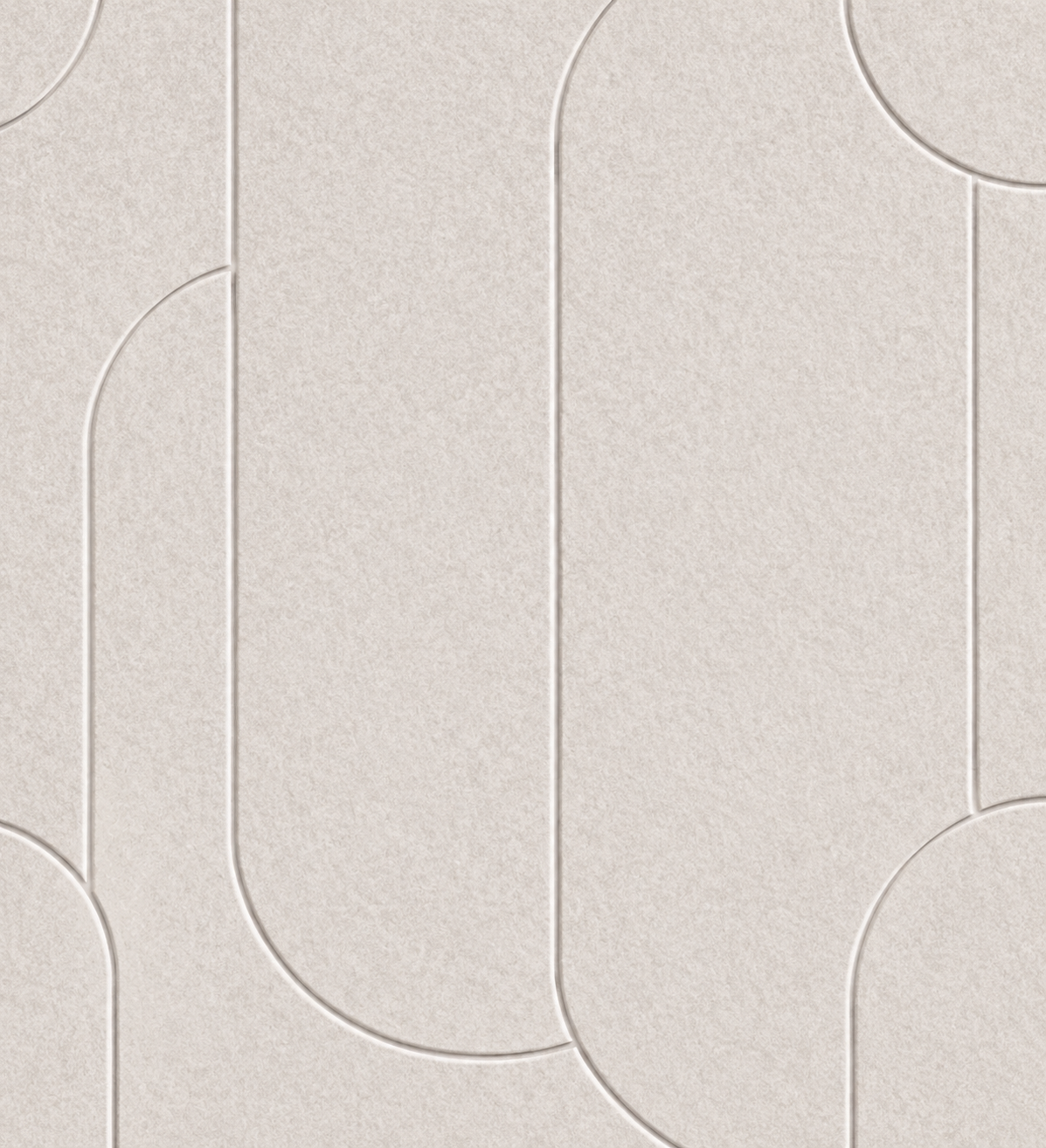 Akoestisch paneel - Viltpaneel Capsule Beige - 280 x 52 cm