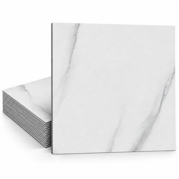 Zelfklevende Vloertegels - Calm Calacatta White - 30,5 x 30,5 cm