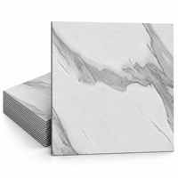 Zelfklevende Vloertegels - Intense Calacatta White - 30,5 x 30,5 cm