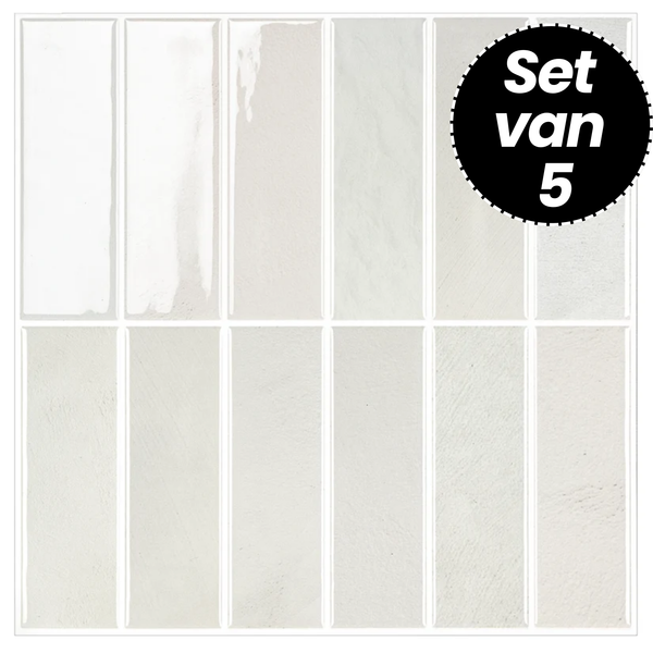 Plaktegels – Milano Taupe - 30,5 x 30,5 cm - Set van 5