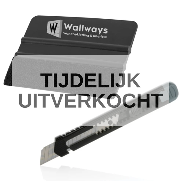 Installatieset - Aandrukrakel en Afbreekmes