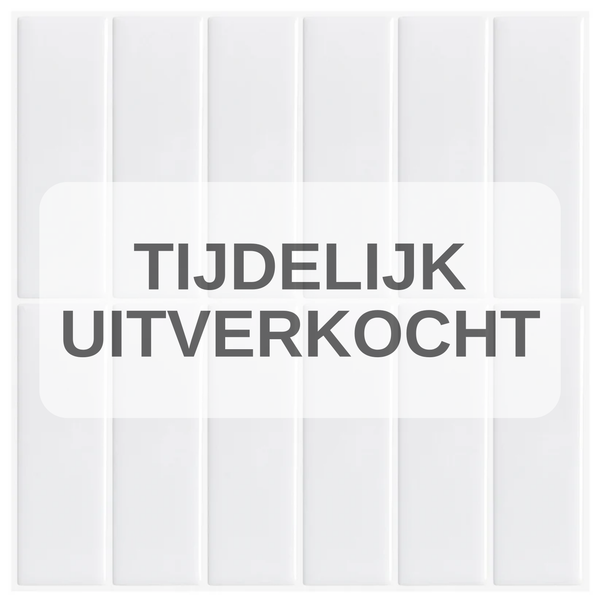 Plaktegel Sample - Alta White