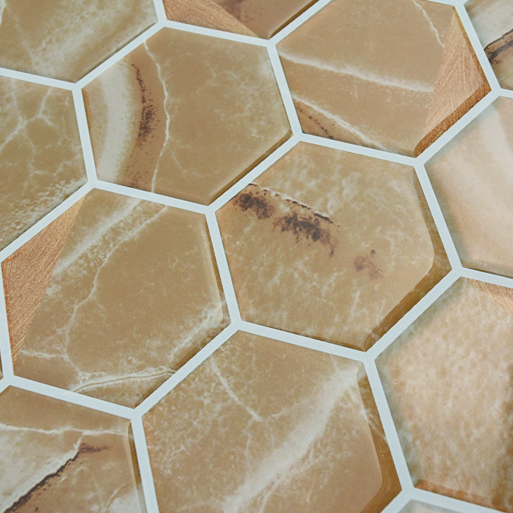 Plaktegels – Sahara Honey - 25,3 x 25,3 cm - Set van 5 - afbeelding 3