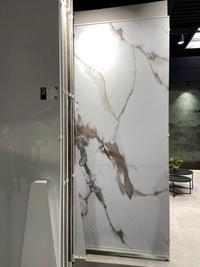 PVC Marmer Plaat - Gold Marmer - MAT - 280 x 120 cm