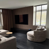 Akoestisch paneel - Walnut Oak - 260 x 60 cm