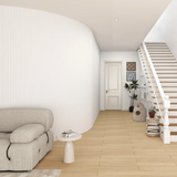 Akoestisch paneel - Wit Eiken - Ronde Latten - 270 x 60 cm