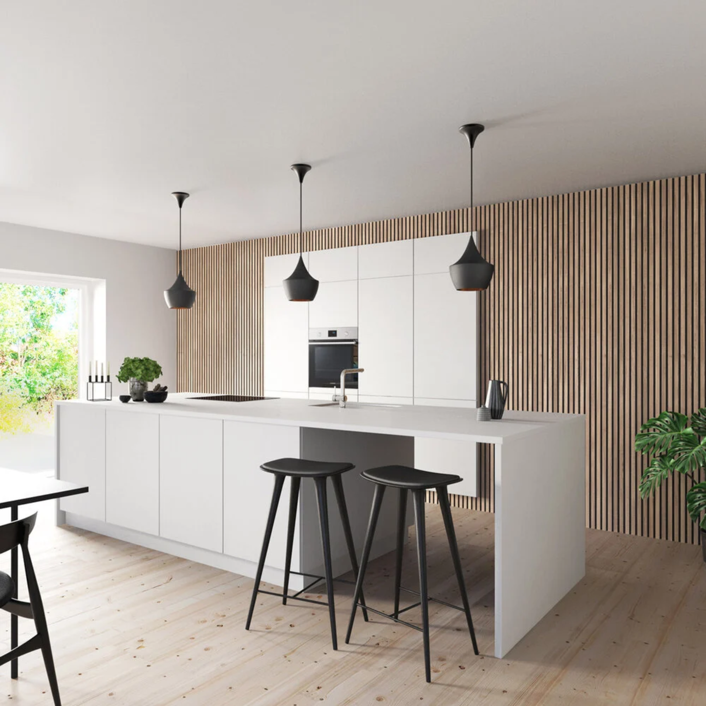 Akoestisch paneel - Light Oak - 260 x 60 cm