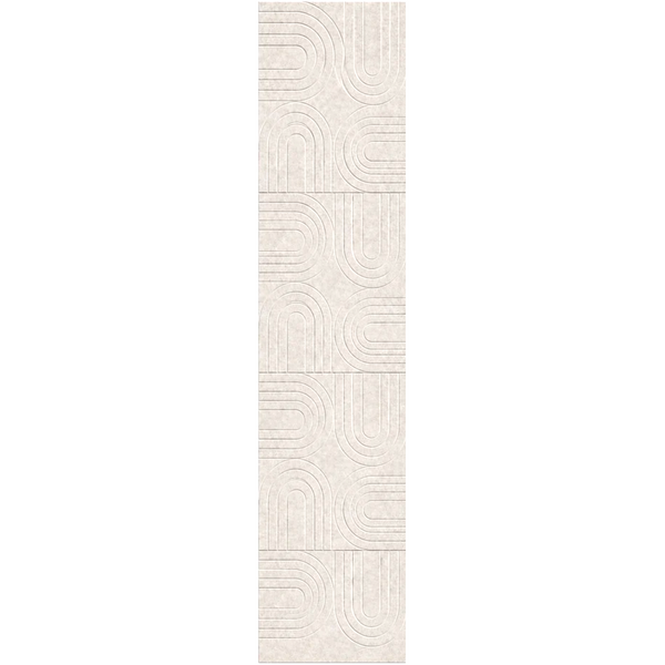 Akoestisch paneel - Viltpaneel Bogen Off White - 280 x 52 cm