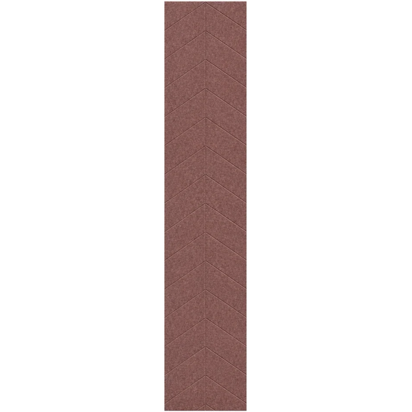Akoestisch paneel - Viltpaneel Hongaarse Punt Terra - 280 x 52 cm