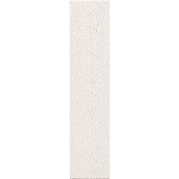 Akoestisch paneel - Viltpaneel Hongaarse Punt Off White - 280 x 52 cm