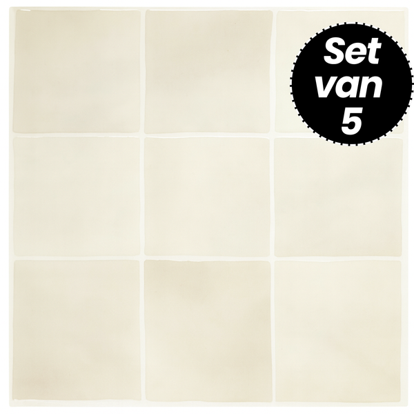 Plaktegels – Champagne Rio - 30,5 x 30,5 cm - Set van 5