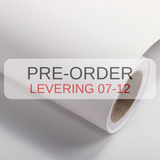 Zelfklevend behang - Solid White - 60 cm x 10 m - Mat