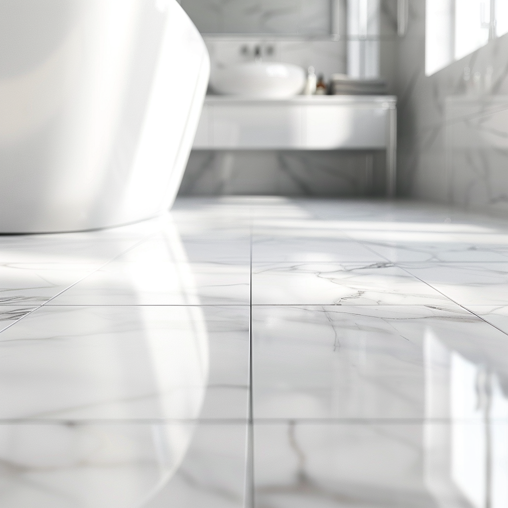 Zelfklevende Vloertegels - Calm Calacatta White - 30,5 x 30,5 cm