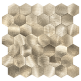Zelfklevende tegels - Hexagon Gold - 29 x 28,8 cm