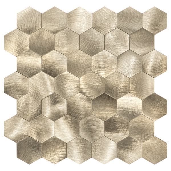 Zelfklevende tegels - Hexagon Gold - 29 x 28,8 cm