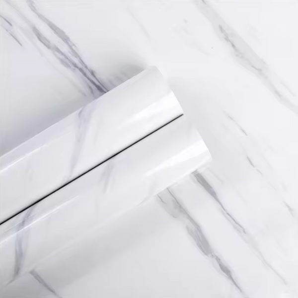 Zelfklevend behang - White Marmer - 60 cm x 10 m