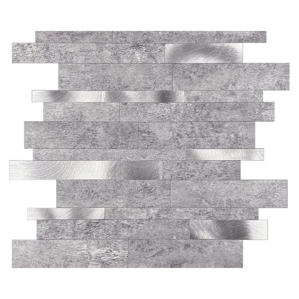 Zelfklevende tegels - Rectangle Grey - 30,3 x 29,8 cm