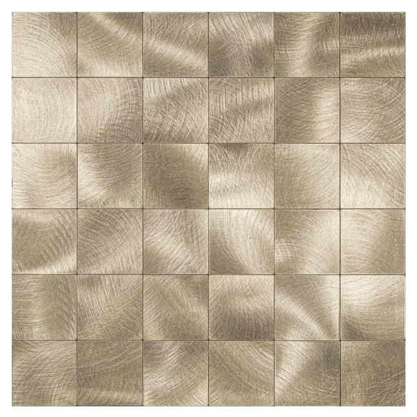 Zelfklevende tegels - Brushed Gold- 30,5 x 30,5 cm