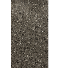 SPC wandpaneel terrazzo donkergrijs mat met fijne steenkorrels geschikt voor badkamer en interieur
