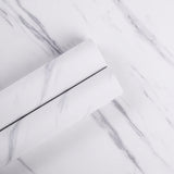 Zelfklevend behang - White Marmer - 60 cm x 10 m - Mat