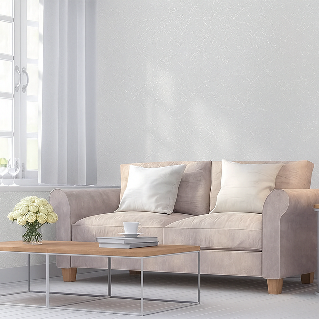 Zelfklevend behang - White Frost - 60 cm x 10 m - afbeelding 2