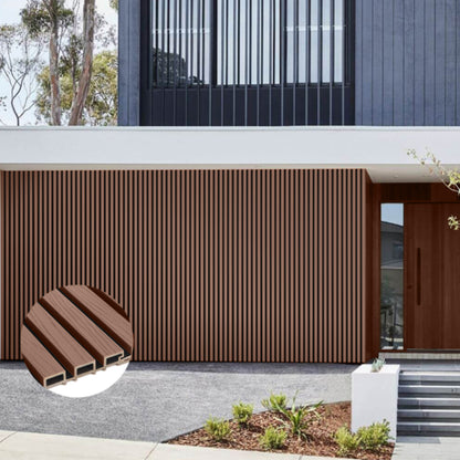Kunststof Gevelbekleding - Composiet - Deepline Rosewood - 290 x 22 cm - afbeelding 2