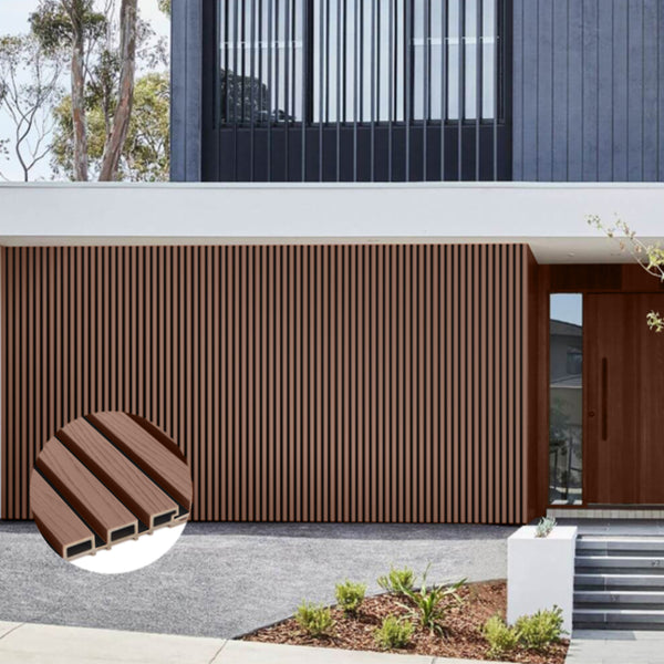 Kunststof Gevelbekleding - Composiet - Deepline Rosewood - 290 x 22 cm - afbeelding 2