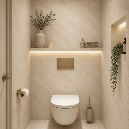 Zelfklevend behang - Oxide Beige - 60 cm x 10 m