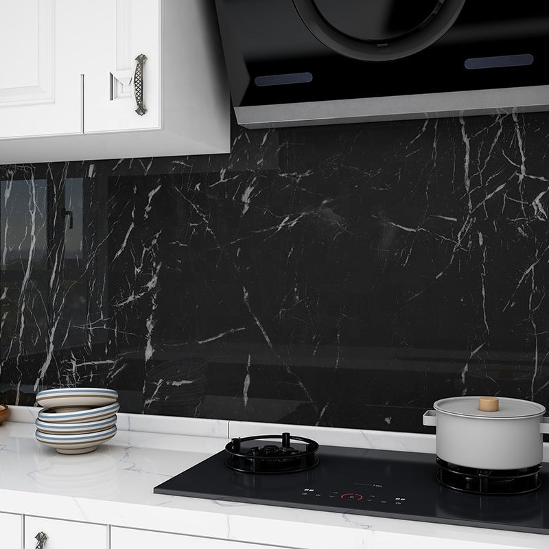 Zelfklevend behang - Black Marmer - 60 cm x 10 m - afbeelding 2