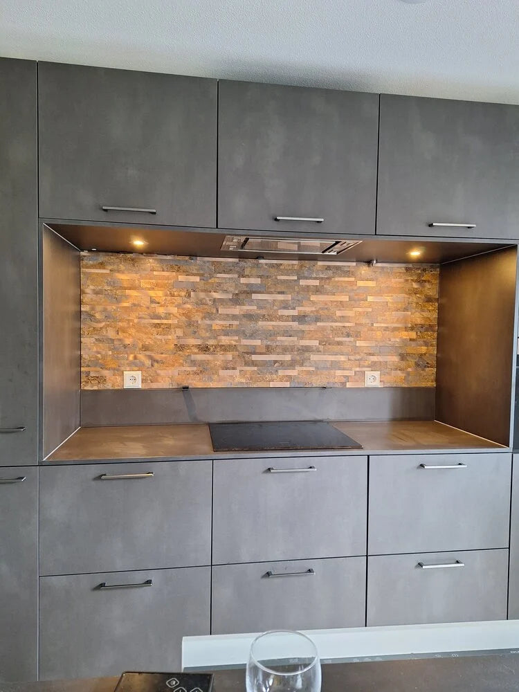 Zelfklevende tegels - Rectangle Copper - 29,1 x 28,6 cm - afbeelding 2