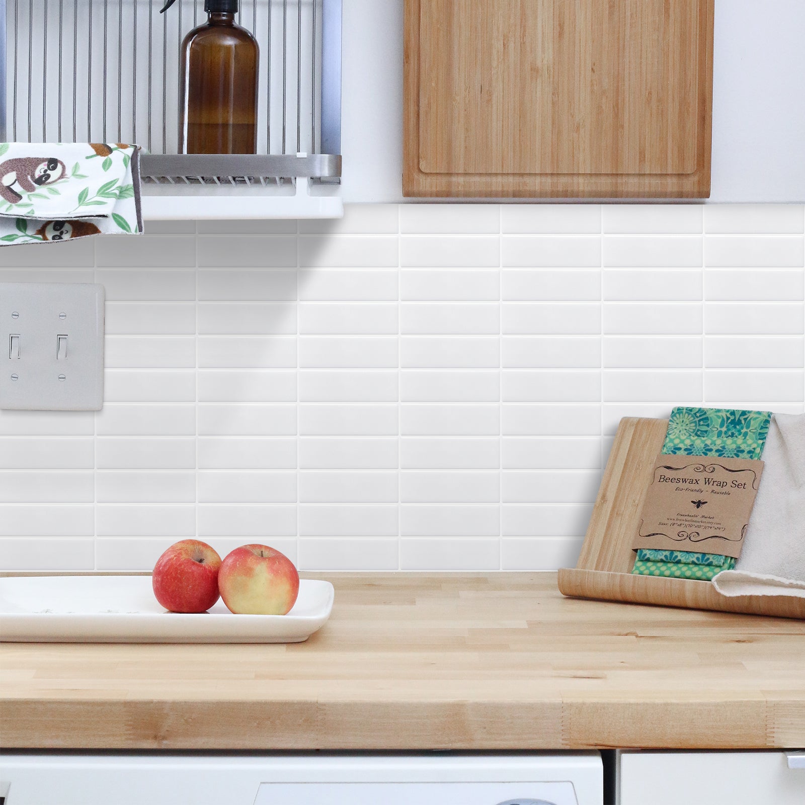 Plaktegels – Alta White - 30,5 x 30,5 cm - Set van 5 - afbeelding 5