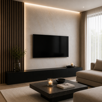 PVC Marmer Plaat - Slate Beige - MAT - 280 x 120 cm