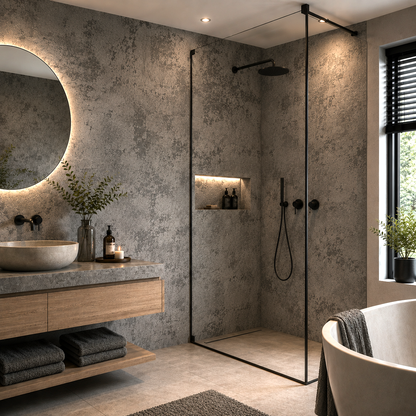 Zelfklevend behang - Light Concrete - 60 cm x 10 m