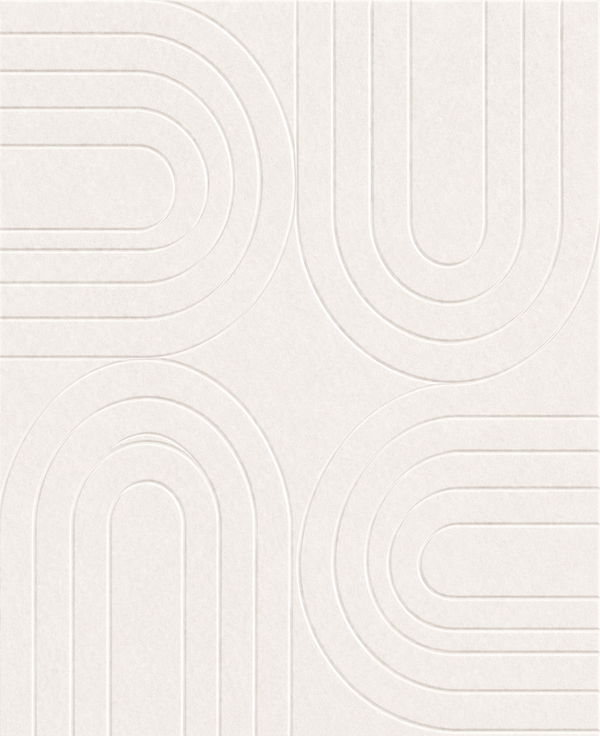 Akoestisch paneel - Viltpaneel Bogen Off White - 280 x 52 cm