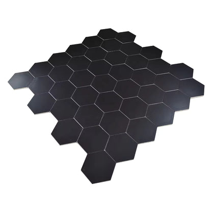 Zelfklevende tegels - Hexagon Black -  29,2 x 28,8 cm - afbeelding 4