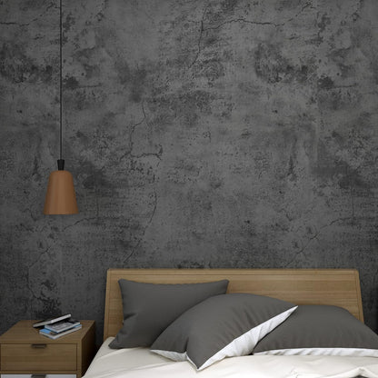 Zelfklevend behang - Dark Concrete - 60 cm x 10 m - afbeelding 3