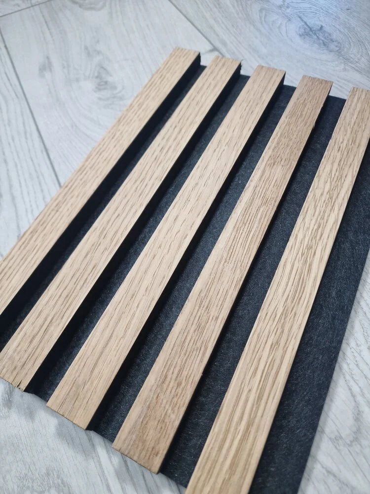 Akoestisch paneel - Light Oiled Oak - 260 x 52 cm - afbeelding 3