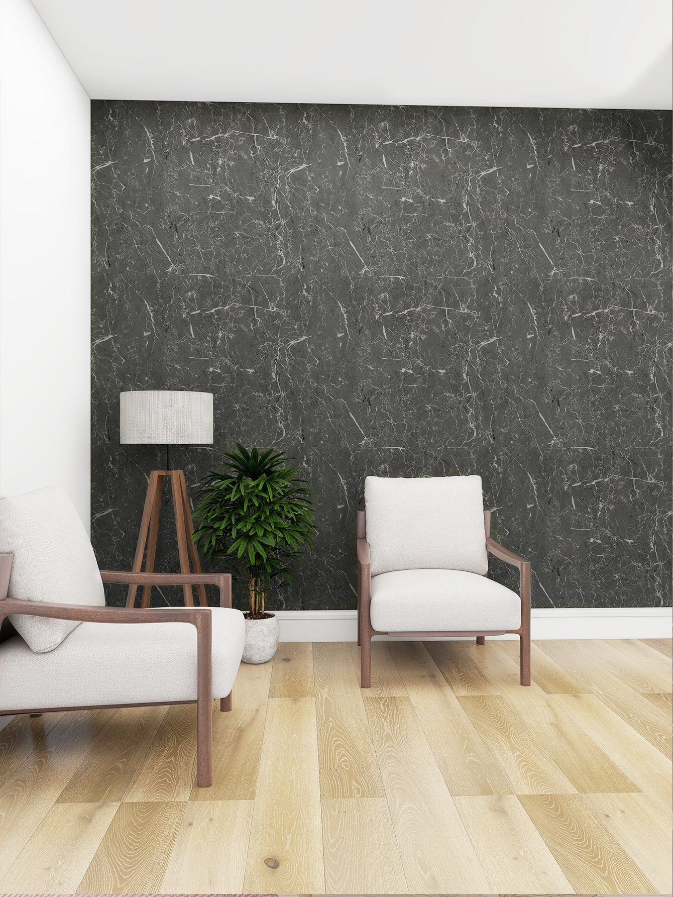 Zelfklevend behang - Grey Marmer - 60 cm x 10 m - afbeelding 3