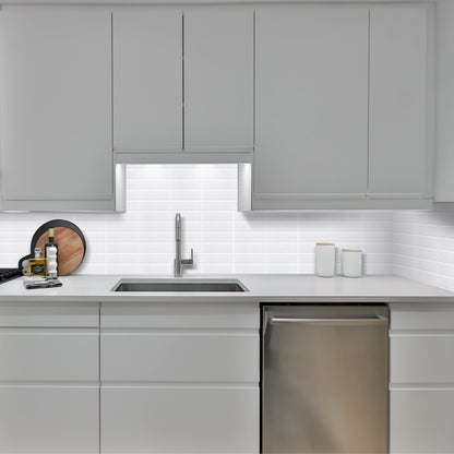 Plaktegels – Alta White - 30,5 x 30,5 cm - Set van 5 - afbeelding 2