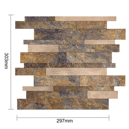 Zelfklevende tegels - Rectangle Copper - 29,1 x 28,6 cm - afbeelding 3