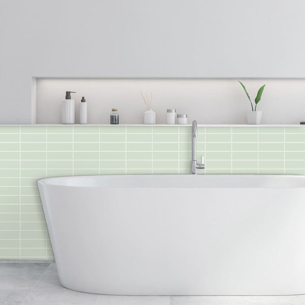 Plaktegels – Tulum Green - 30,5 x 30,5 cm - Set van 5 - afbeelding 2