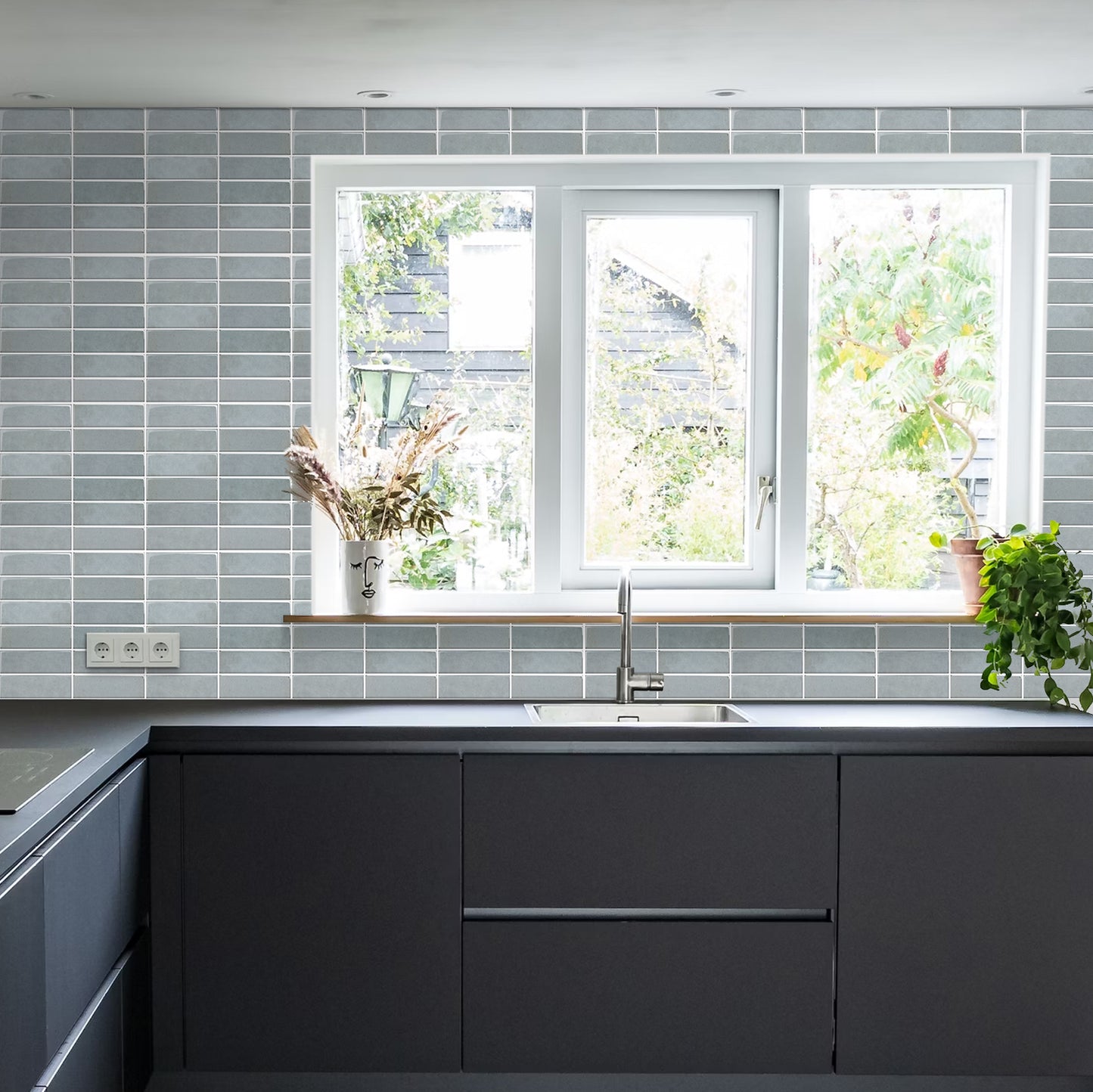 Plaktegels – Kotor Blue - 30,5 x 30,5 cm - Set van 5 - afbeelding 2