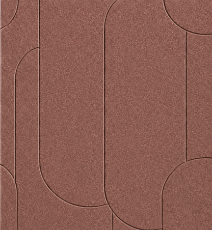 Akoestisch paneel - Viltpaneel Capsule Terra - 280 x 52 cm
