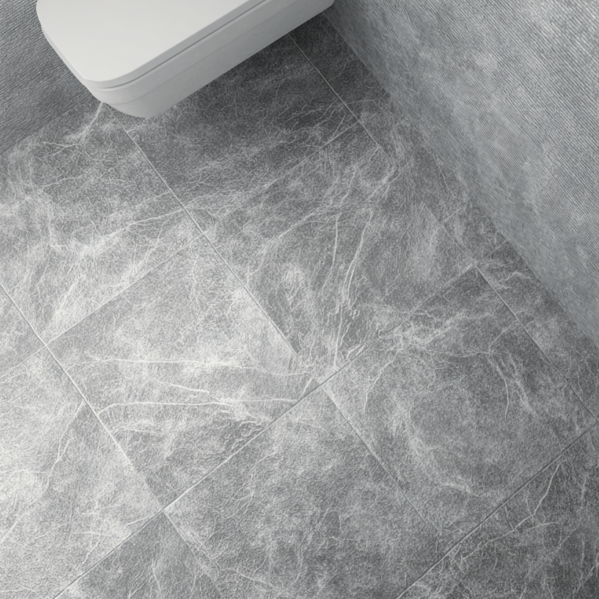 Zelfklevende Vloertegels - Imperial Grey - 30,5 x 30,5 cm