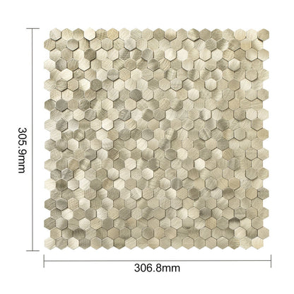 Zelfklevende tegels - Hexagon Mini Gold - 30,8 x 29,8 cm - afbeelding 5