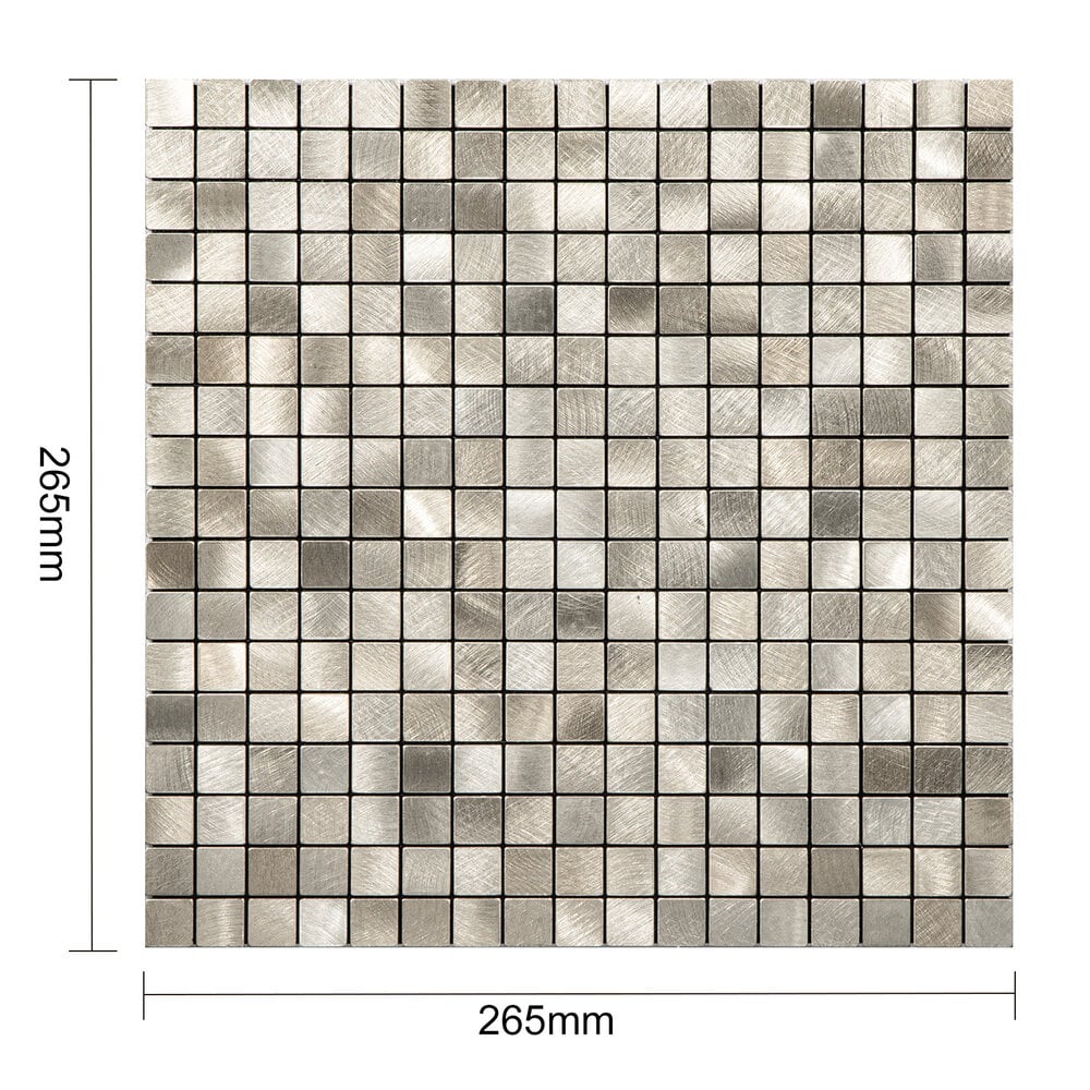 Zelfklevende tegels - Squares Gold - 26,5 x 26,5 cm - afbeelding 5