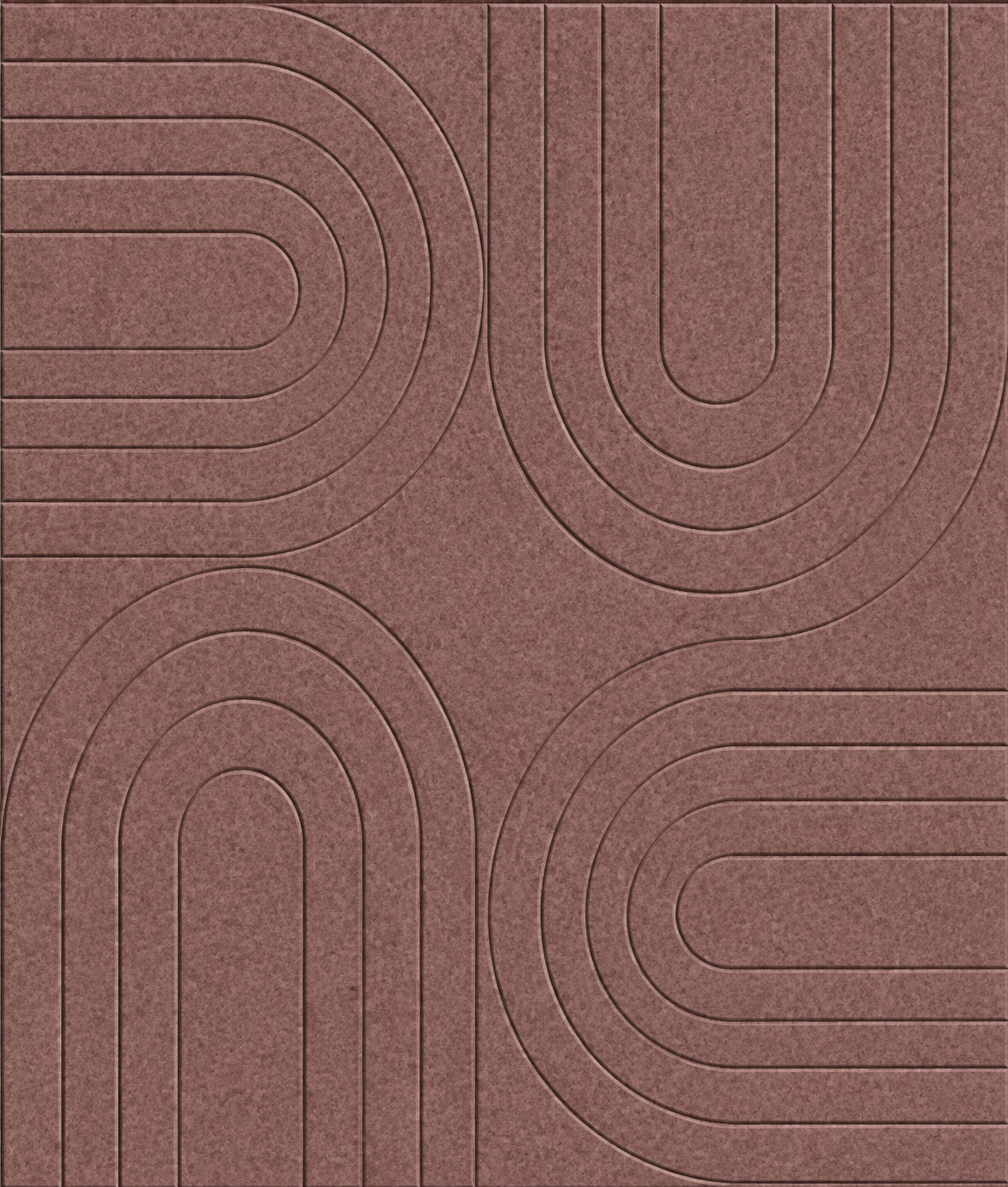 Akoestisch paneel - Viltpaneel Bogen Terra - 280 x 52 cm
