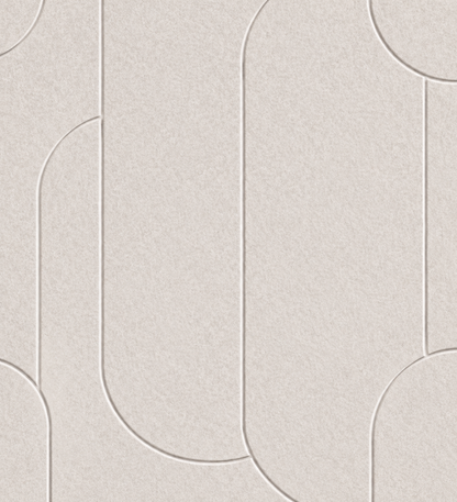 Akoestisch paneel - Viltpaneel Capsule Beige - 280 x 52 cm